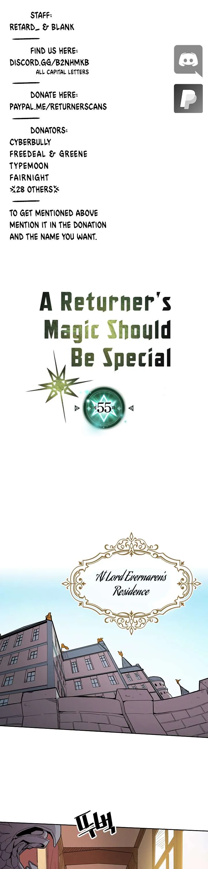 A Returner's Magic Should Be Special Chapter 55 page 1