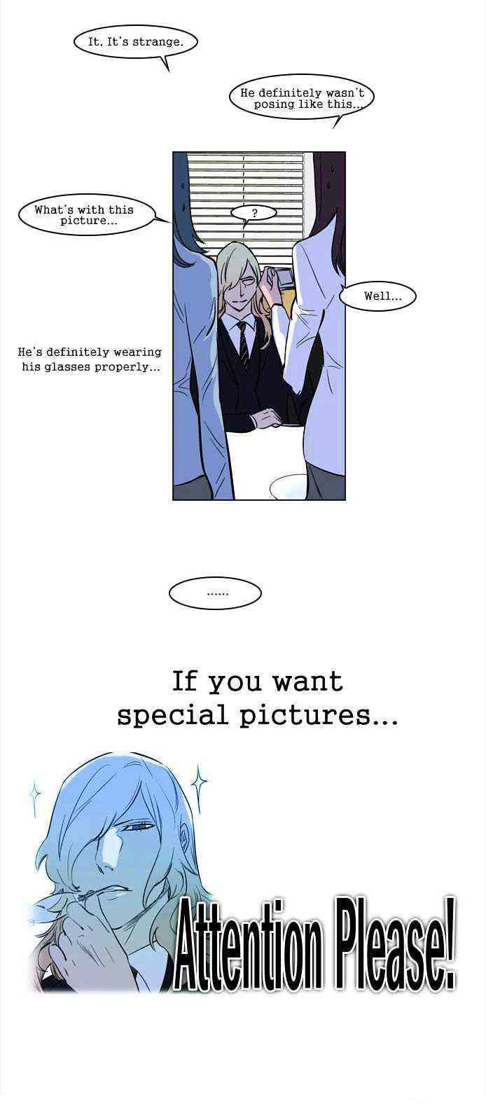 Noblesse Chapter 171.5 _ Attention Please. Note 06. Photogr page 5