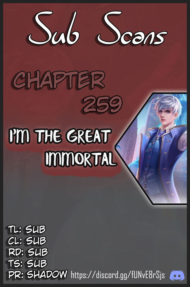 I'm The Great Immortal Chapter 259 page 1