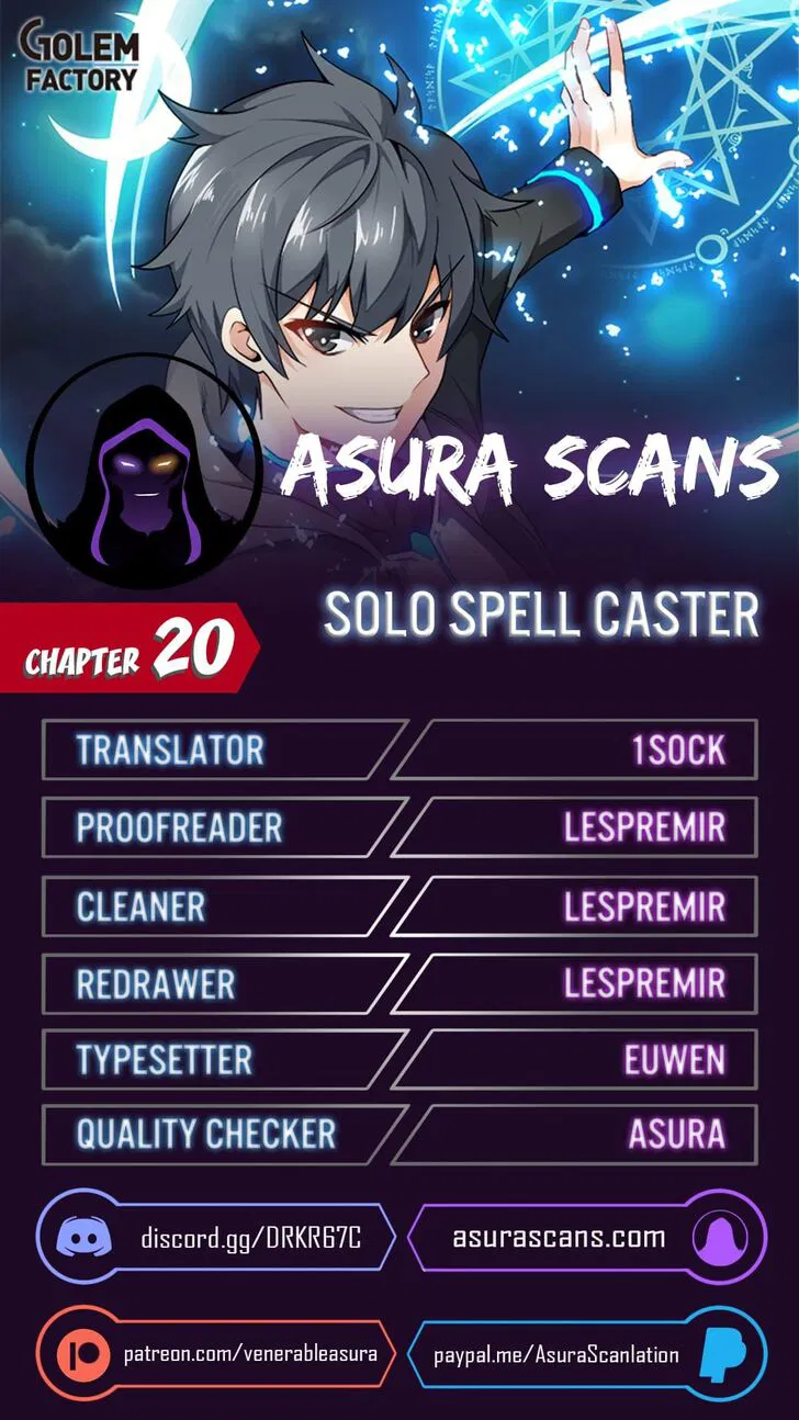 Solo Spell Caster Chapter 020 page 1