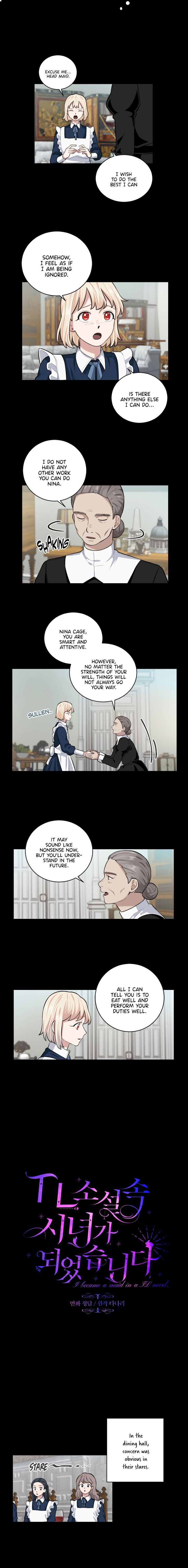 I Became a Maid in a TL Novel Chapter 009 page 3