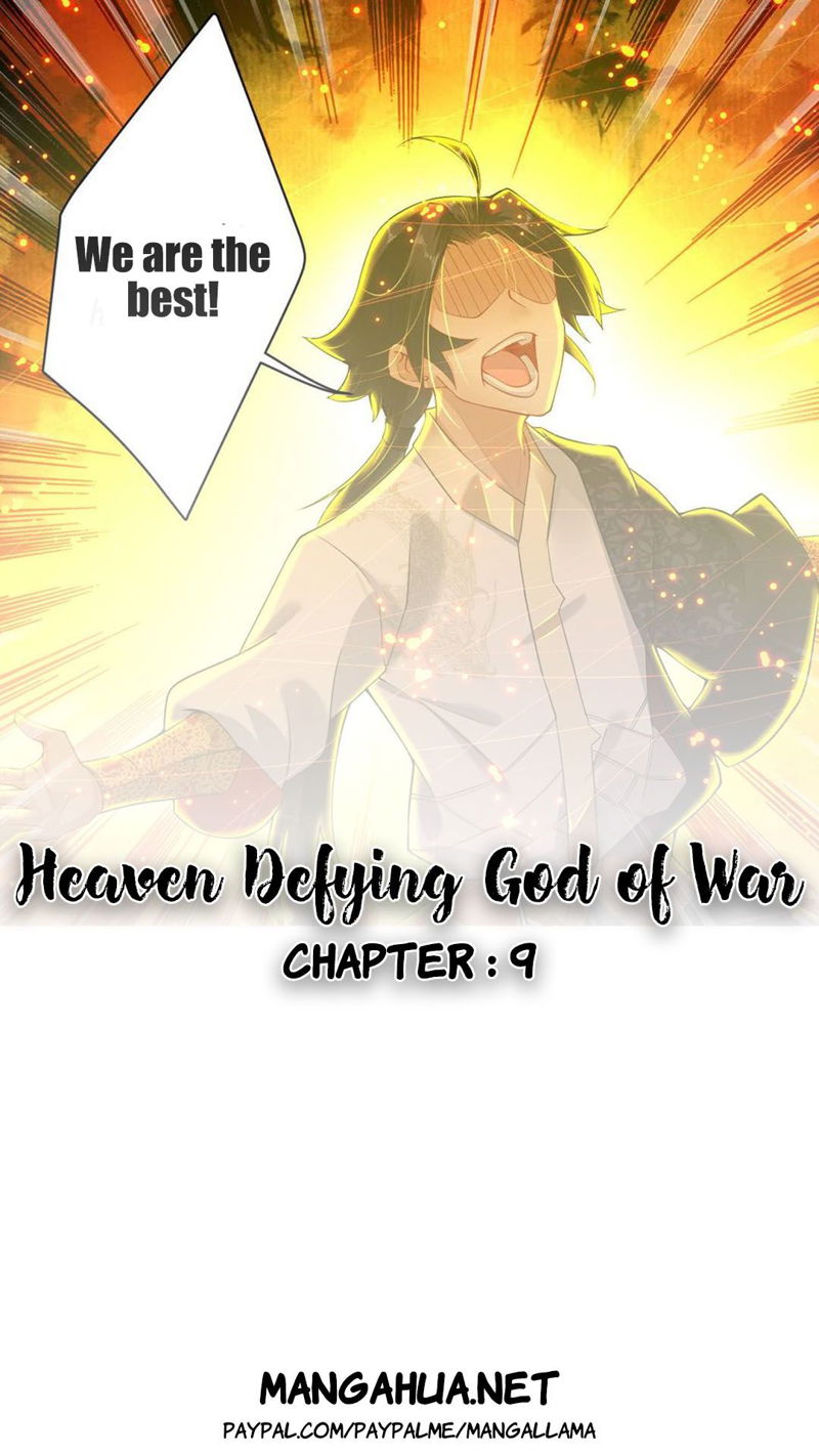 Heaven Defying God of War Chapter 9 page 1