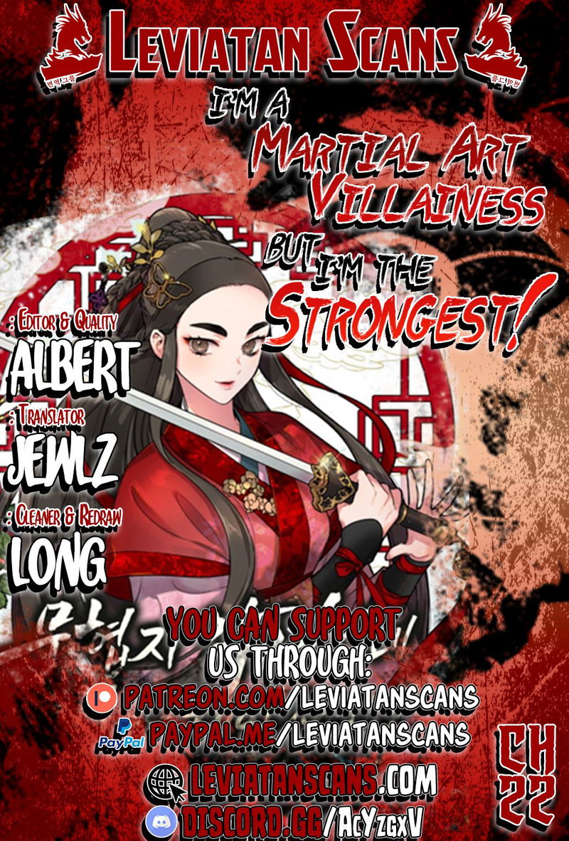 I'm a Martial Art Villainess but I'm the Strongest! Chapter 22 page 1