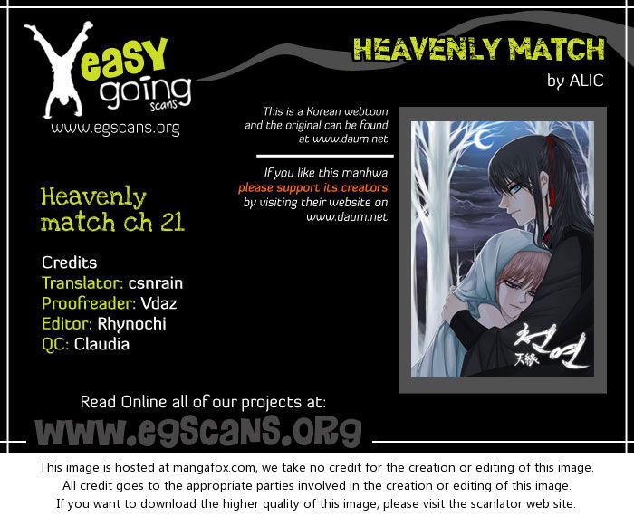 Heavenly Match Chapter 021 page 1