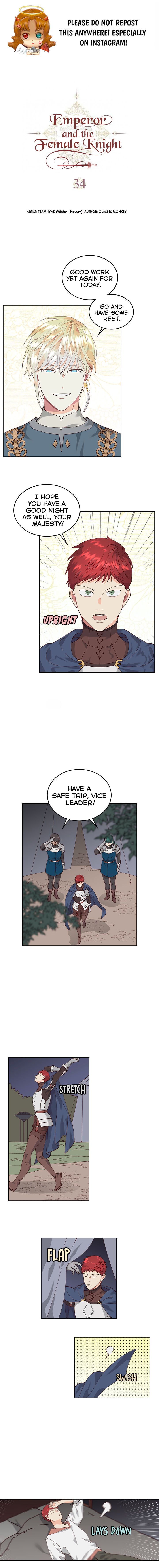 Emperor And The Female Knight Chapter 034 page 1