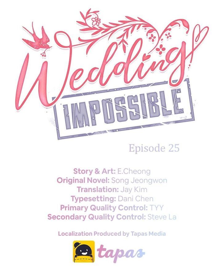 Wedding Impossible Chapter 025 page 1
