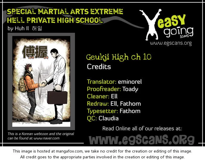 Special Martial Arts Extreme Hell Private High School Chapter 010 page 1