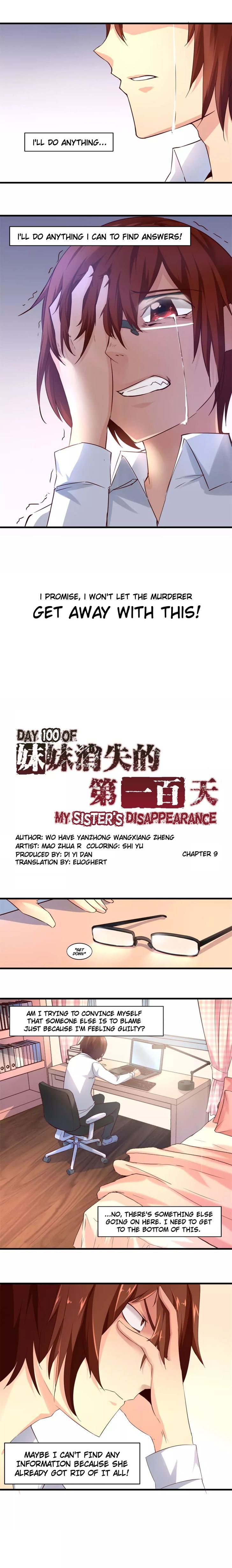 Day 100 of My Sister's Disappearance Chapter 009 page 2