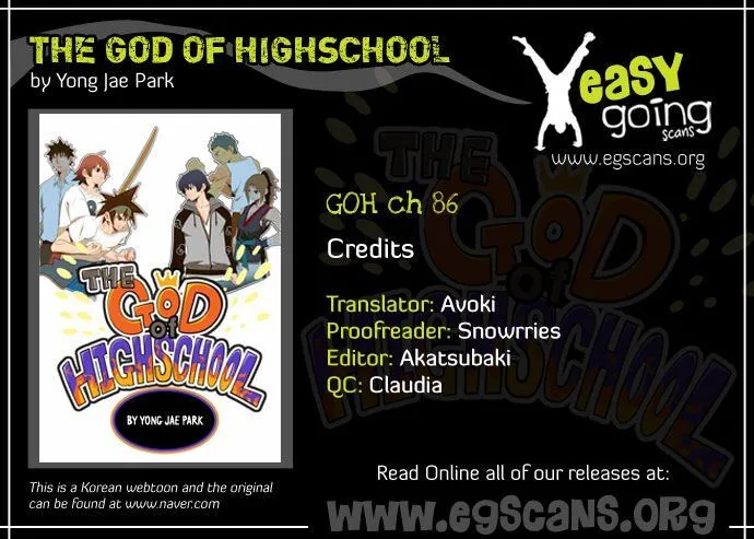 The God of High School Chapter 86 page 1
