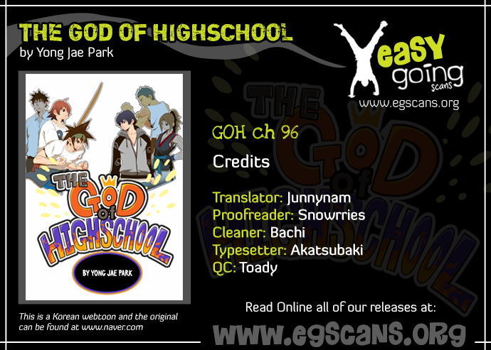 The God of High School Chapter 96 - Version 2 page 1