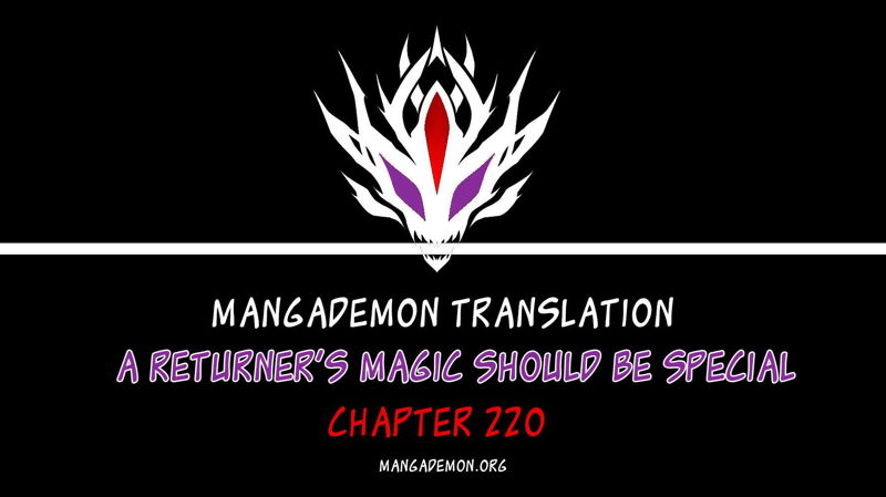 A Returner's Magic Should Be Special Chapter 220.1 page 1