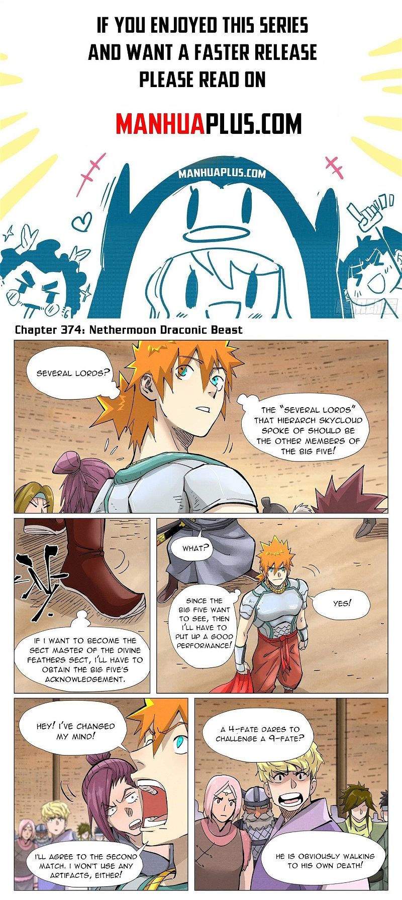 Tales of Demons and Gods Chapter 374.1 page 1