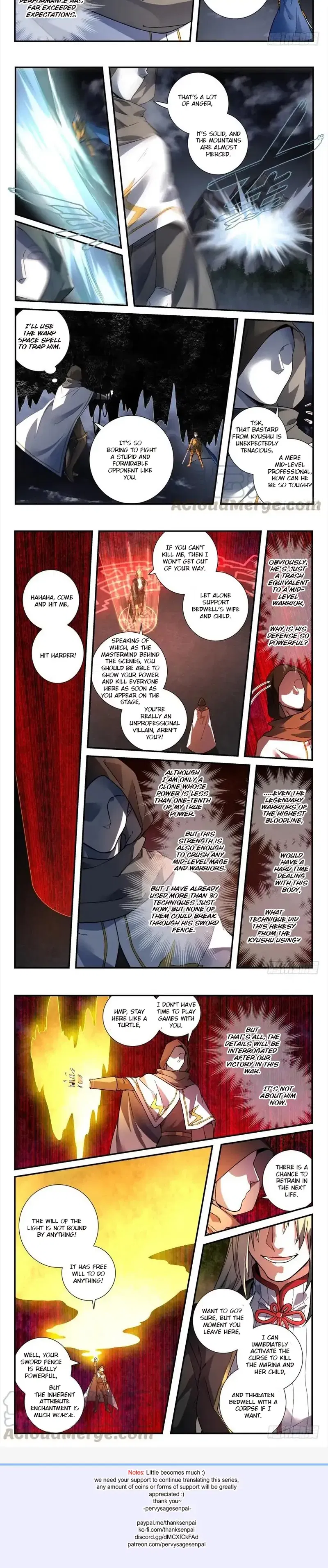 Spirit Blade Mountain Chapter 494 page 3