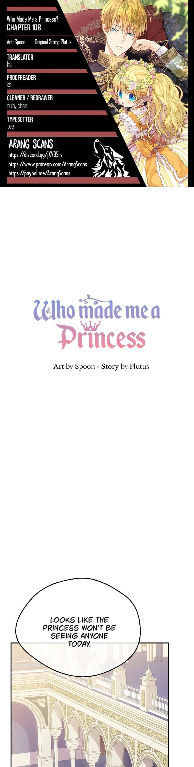 Who Made Me A Princess Chapter 108 page 1