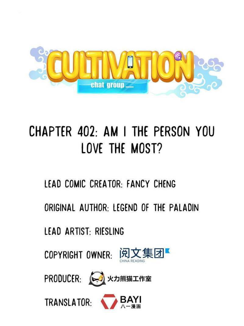 Cultivation Chat Group Chapter 402 page 1