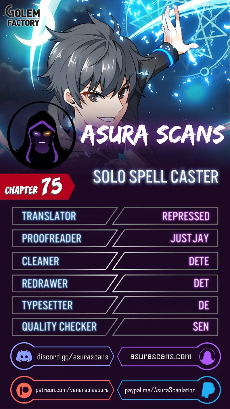 Solo Spell Caster Chapter 75 page 1