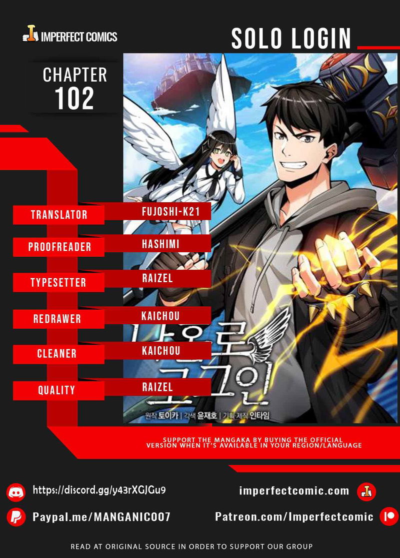 Solo Login Chapter 102 page 1