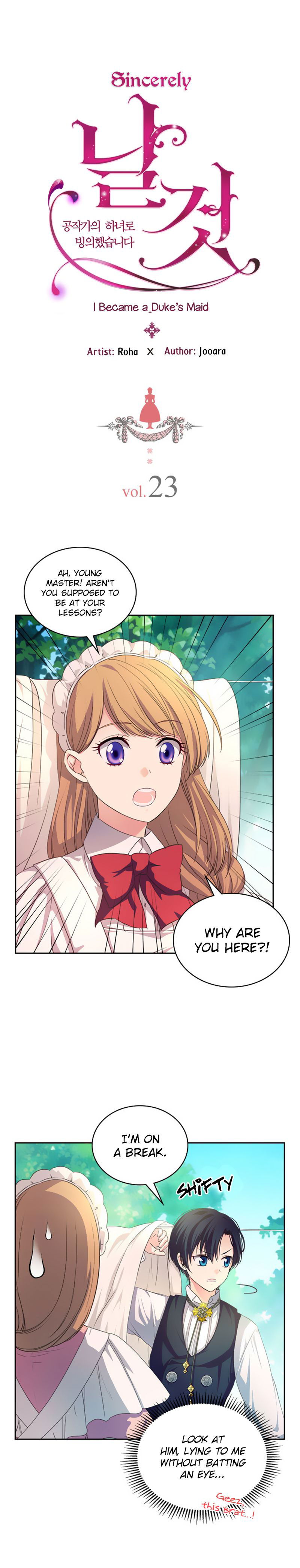 Sincerely: I Became a Duke's Maid Chapter 23 page 3