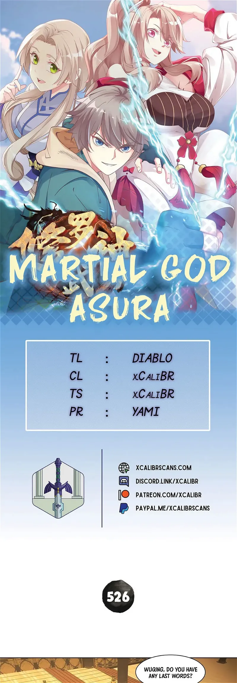 Martial God Asura Chapter 526 page 1