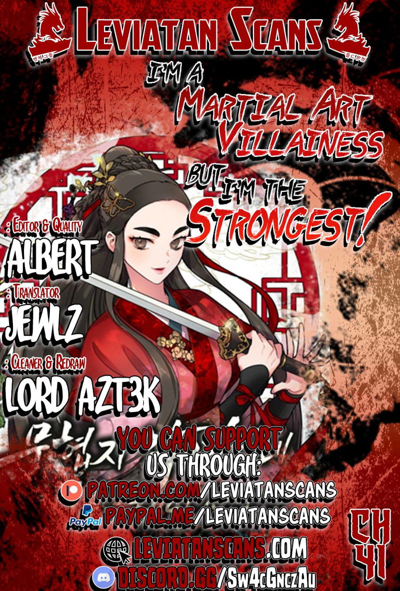 I'm a Martial Art Villainess but I'm the Strongest! Chapter 41 page 1