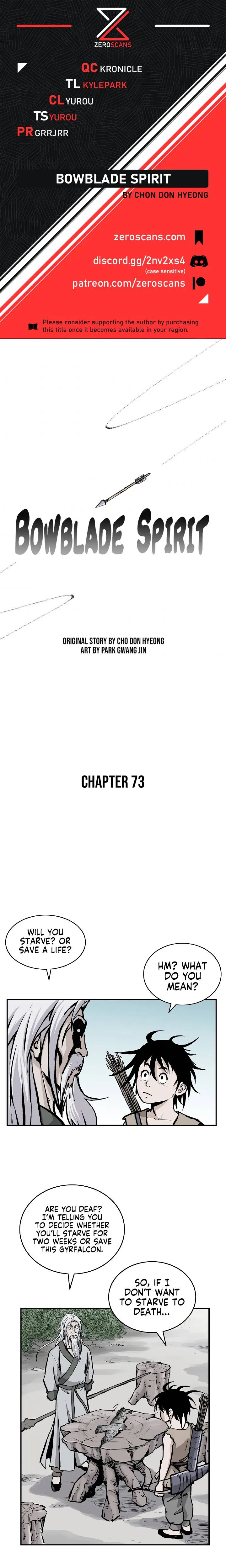 Bowblade Spirit Chapter 73 page 1