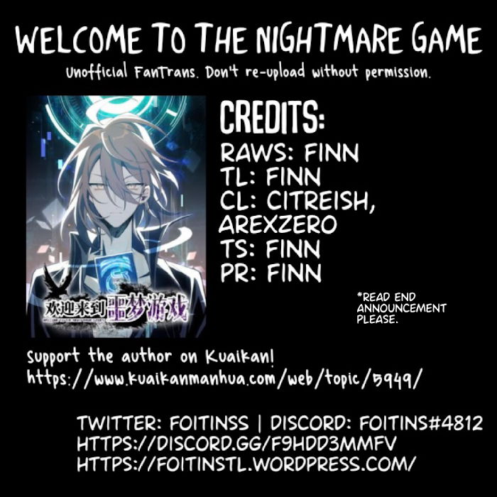 Welcome to the Nightmare Game Chapter 36 page 1