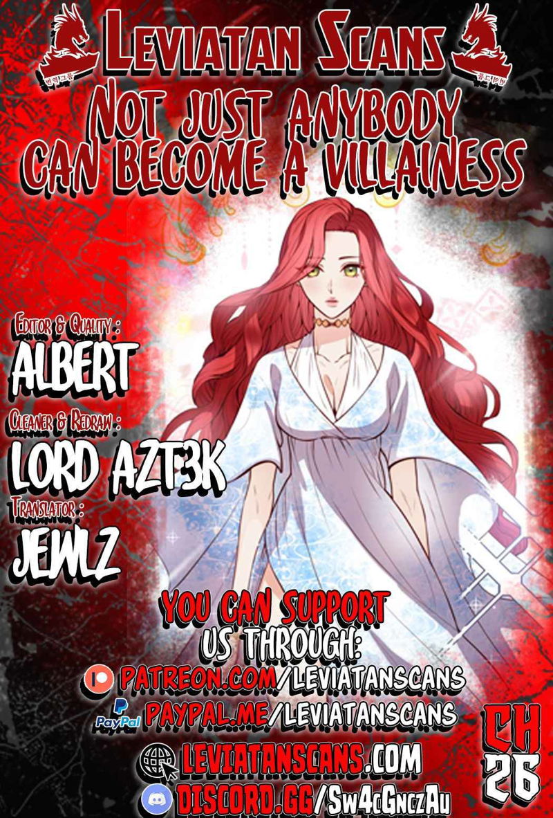 Anyone Can Become a Villainess Chapter 26 page 1