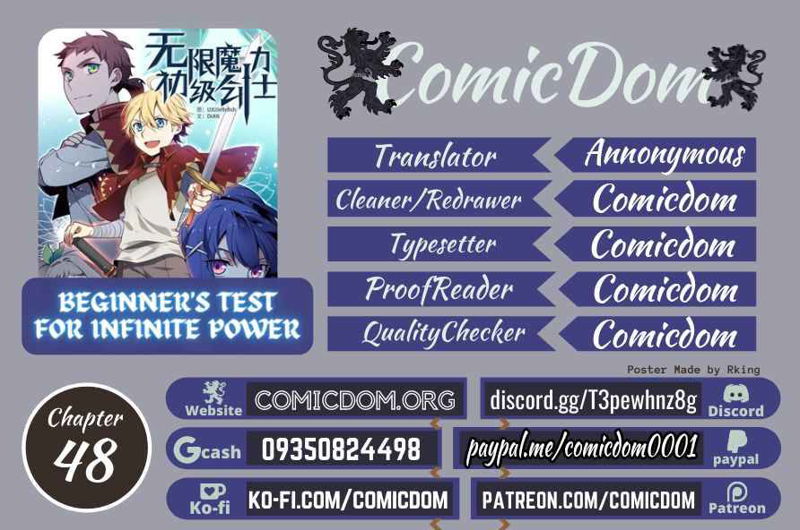 Beginner's Test for Infinite Power Chapter 48 page 1