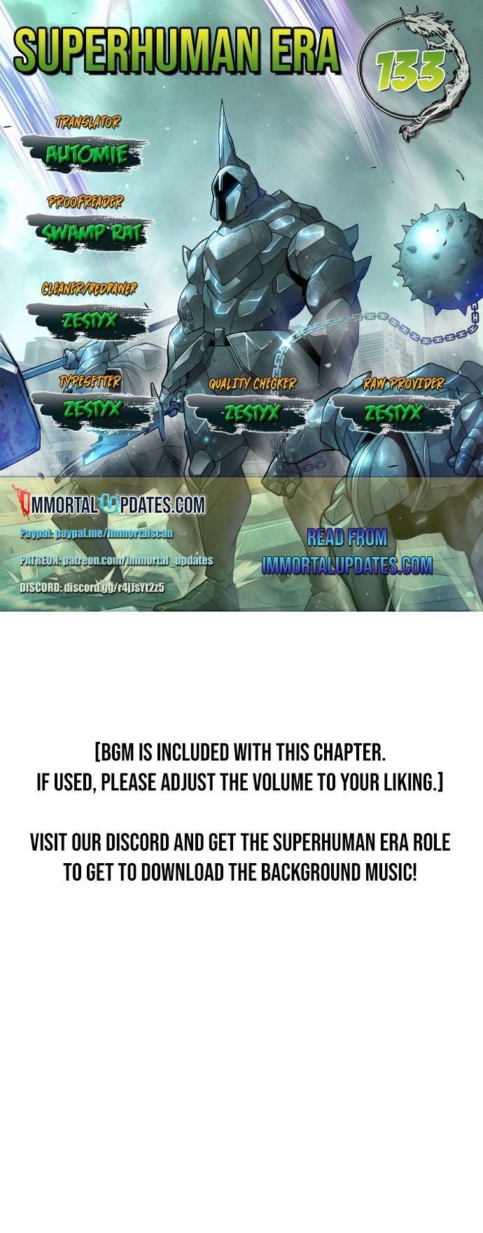 Superhuman Era Chapter 133 page 1