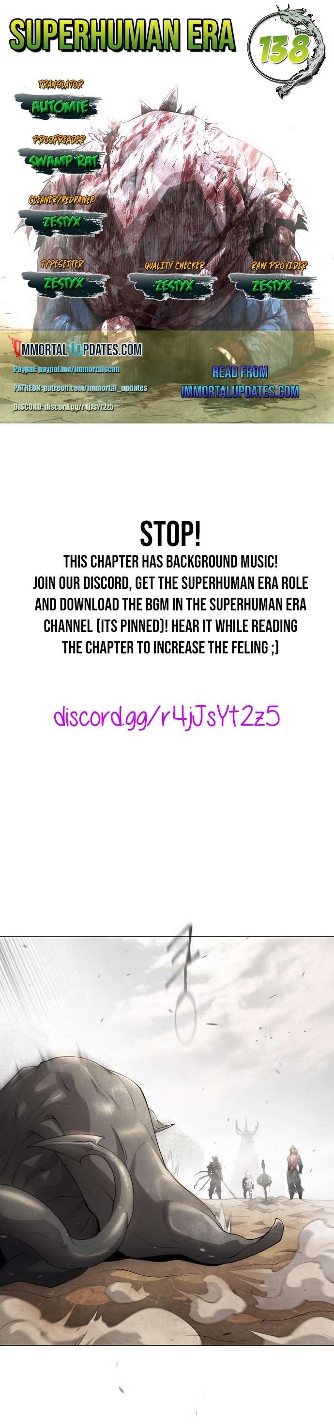 Superhuman Era Chapter 138 page 1