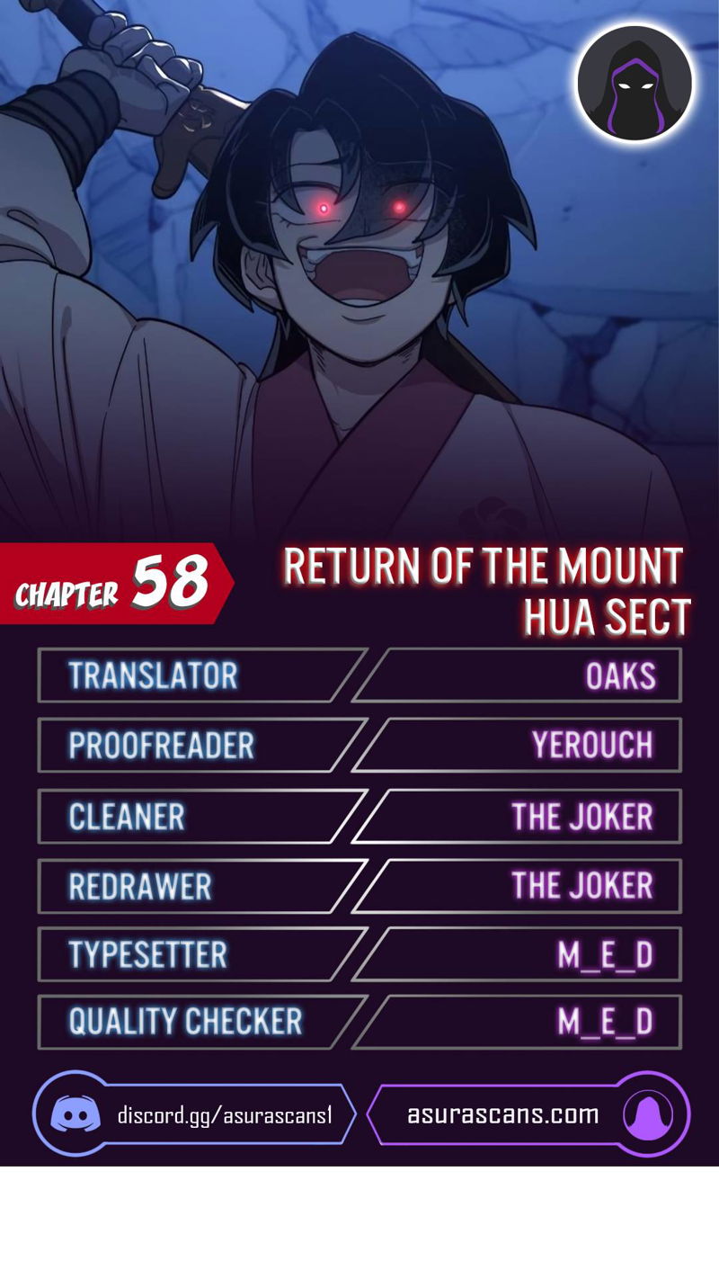 Return of the Mount Hua Sect Chapter 58 page 1