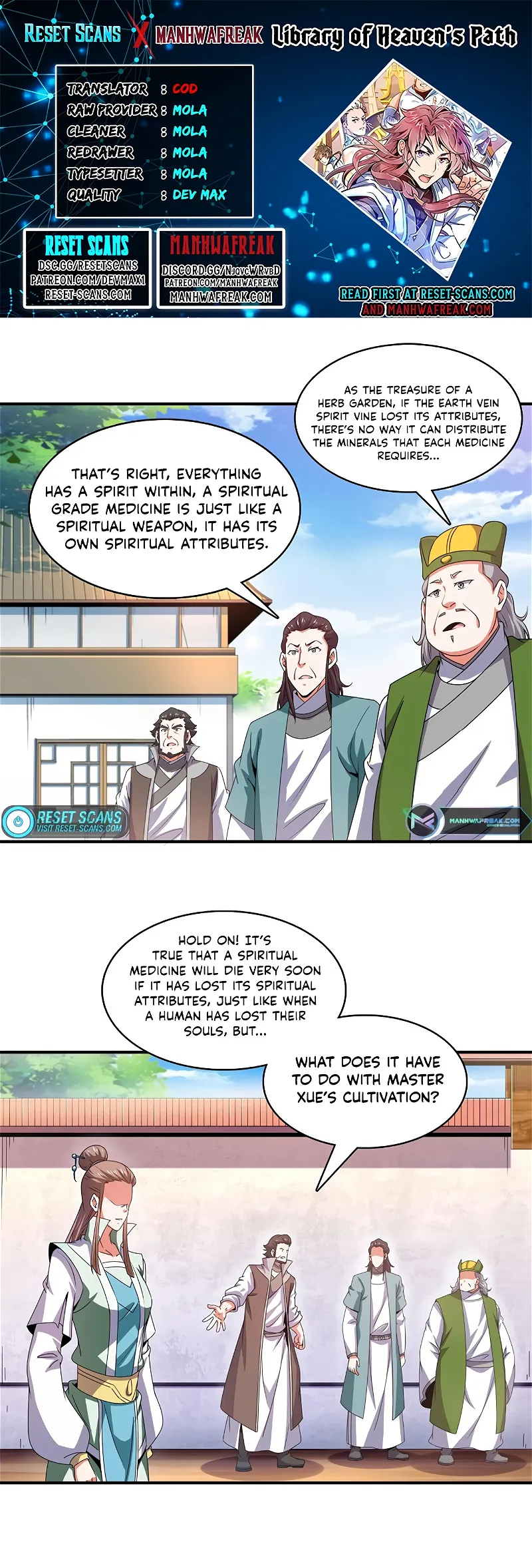 Library of Heaven’s Path Chapter 297 page 1