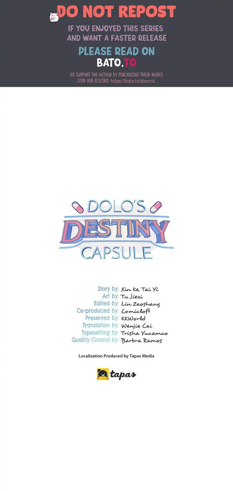DOLO's Destiny Pill Chapter 78 page 1
