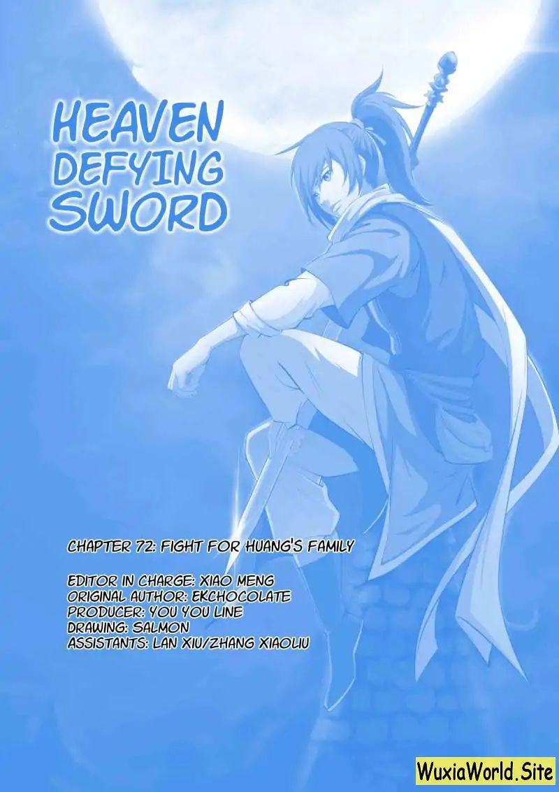 Heaven Defying Sword Chapter 72 page 1