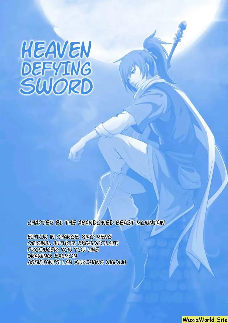 Heaven Defying Sword Chapter 81 page 1