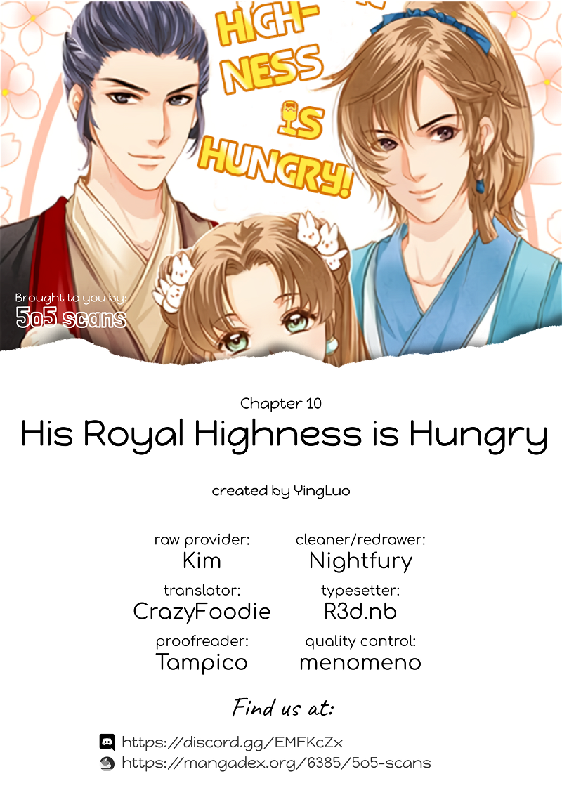 His Royal Highness is Hungry Chapter 10 - Mysterious Guy Lost his Memories page 1