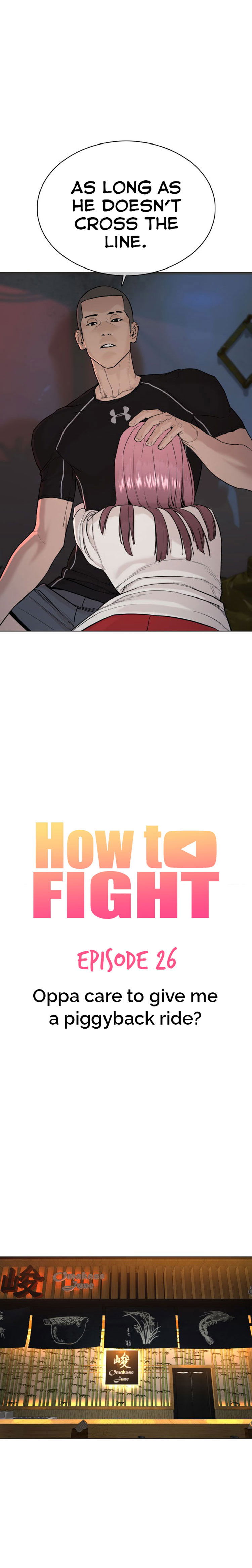 How To Fight Chapter 36 Oppa, Care To Give Me A Piggyback Ride page 8
