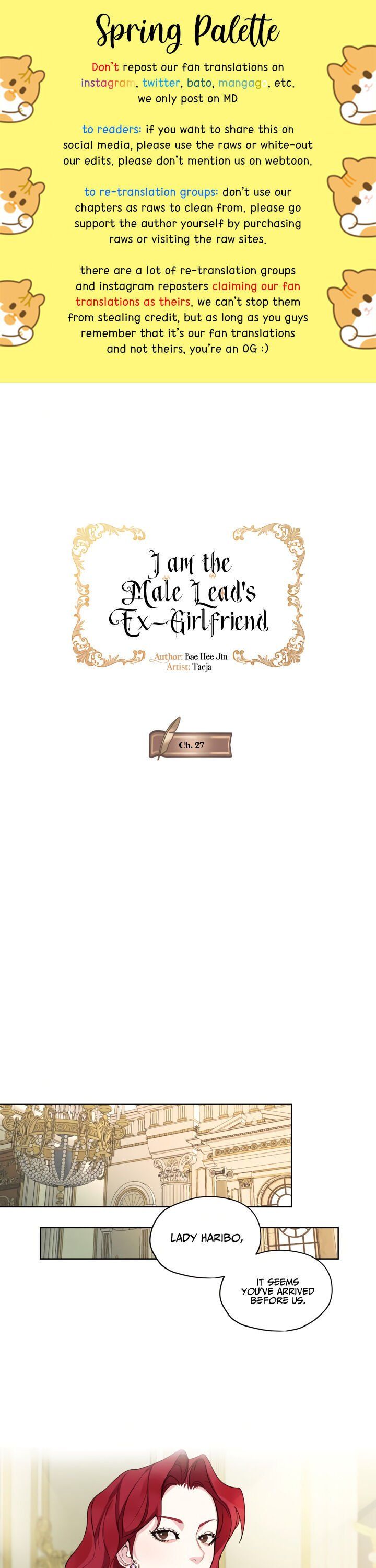 I am the Male Lead’s Ex-Girlfriend Chapter 27 page 2