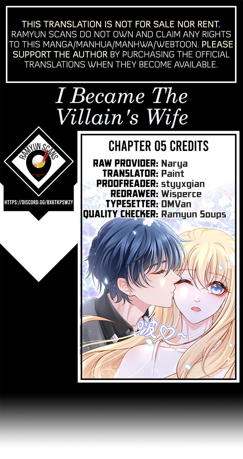 I Became The Villain’s Wife Chapter 5 page 1