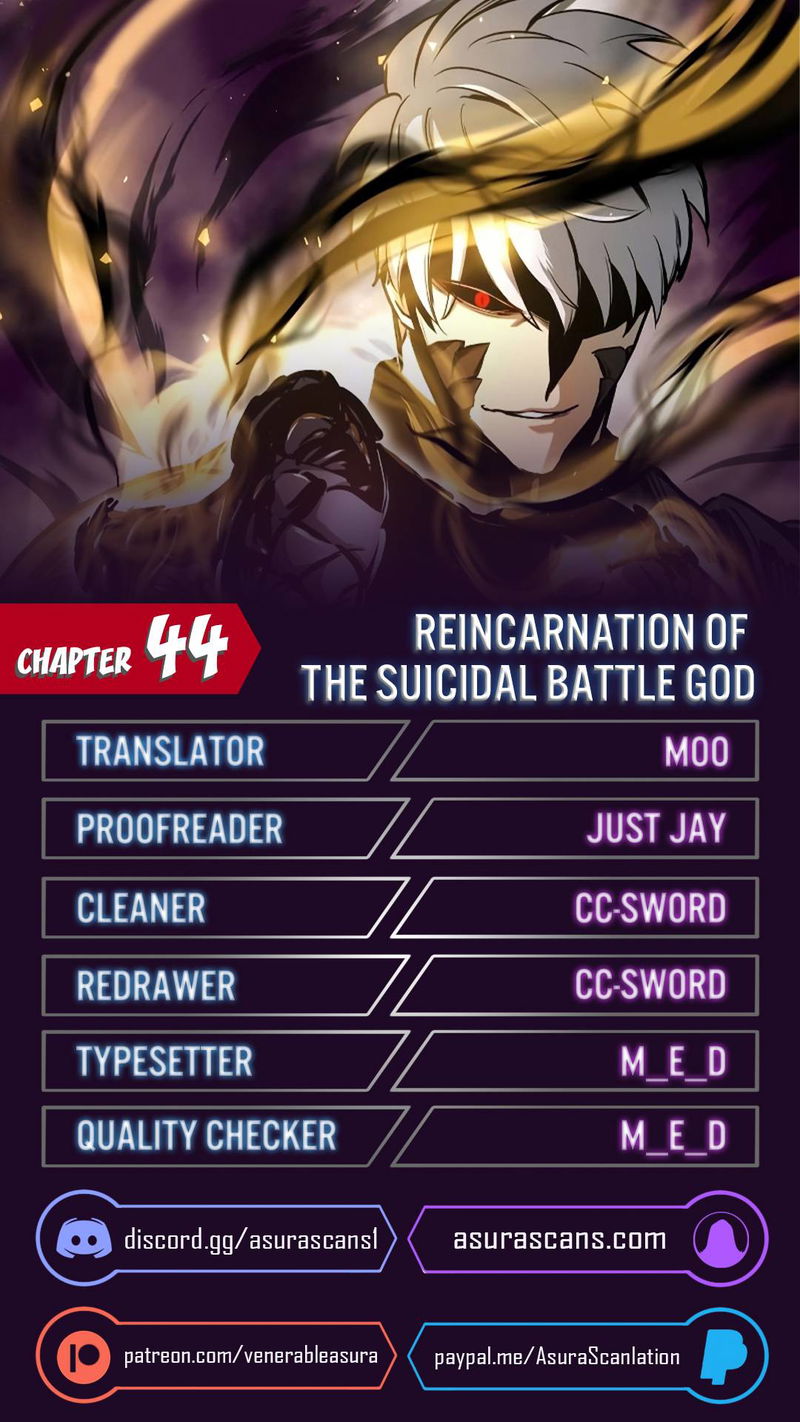 Reincarnation of the Suicidal Battle God Chapter 44 page 1