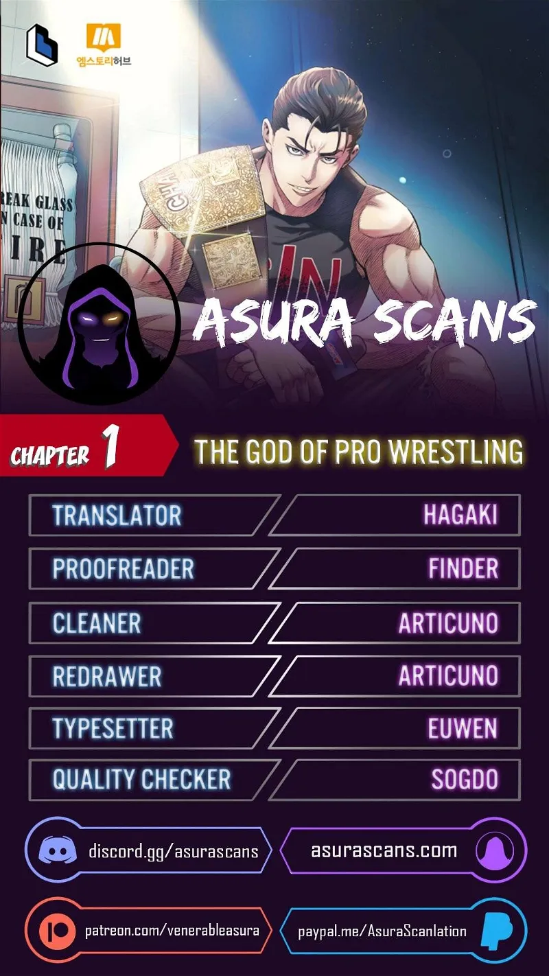 The God of Pro Wrestling Chapter 1 page 1