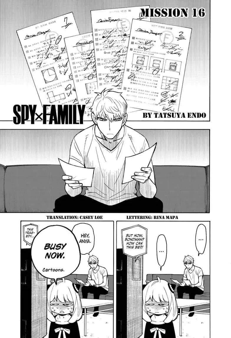 SPY x FAMILY Chapter 16 page 1