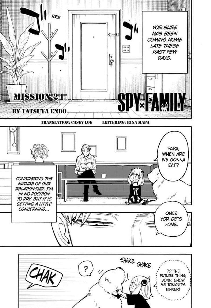 SPY x FAMILY Chapter 24 page 1