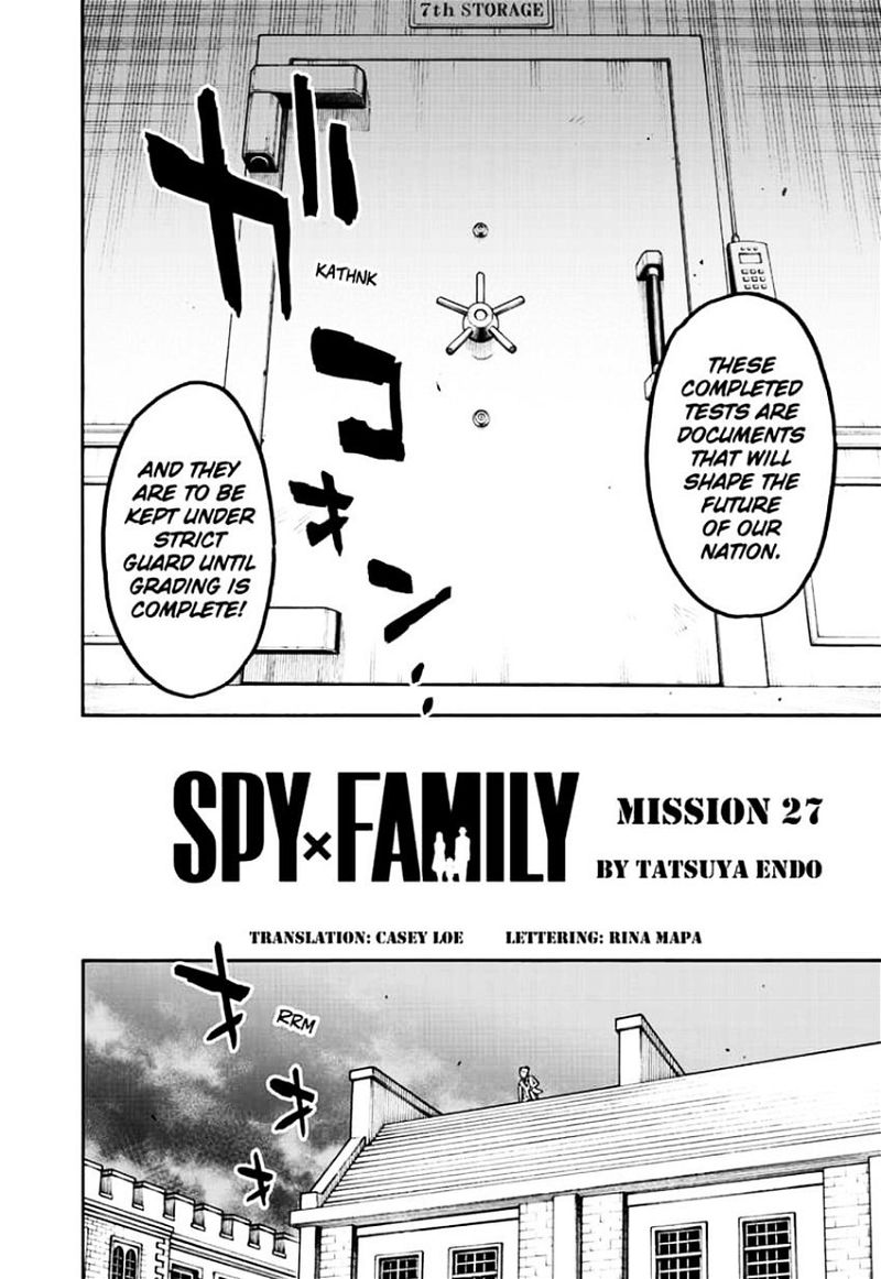 SPY x FAMILY Chapter 27 page 2