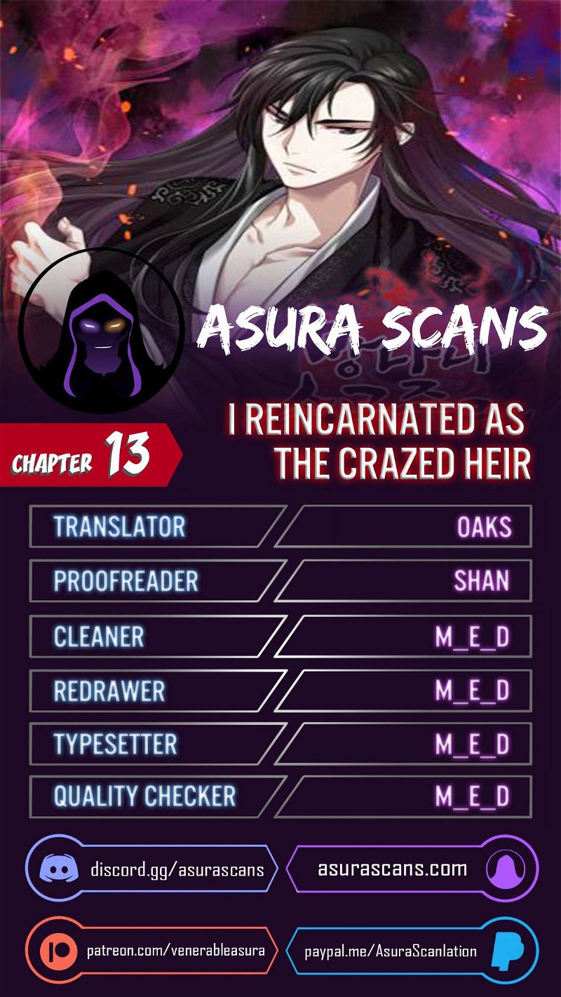 I Reincarnated As The Crazed Heir Chapter 13 page 1