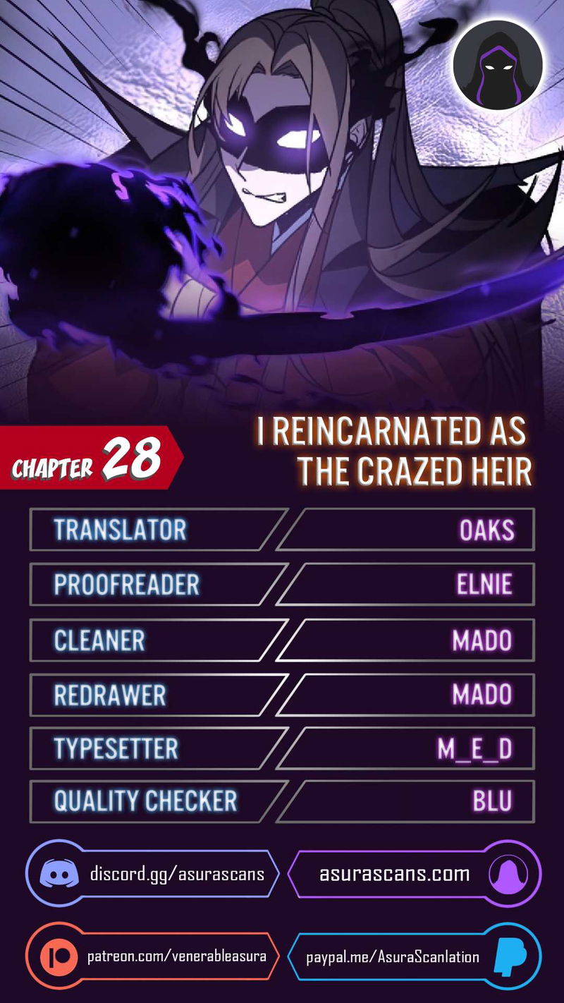 I Reincarnated As The Crazed Heir Chapter 28 page 1