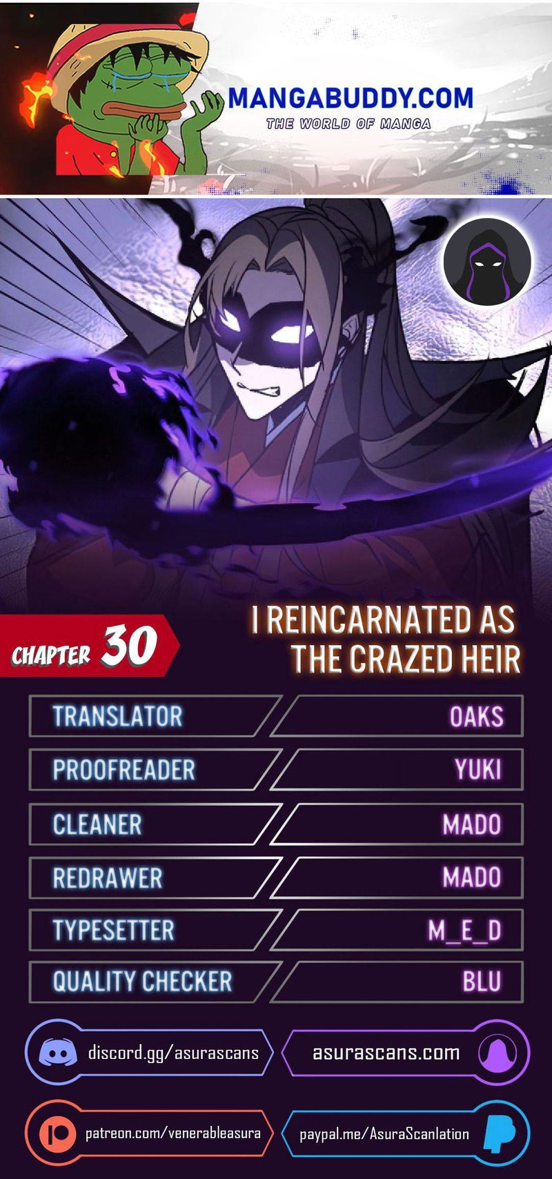 I Reincarnated As The Crazed Heir Chapter 30 page 1