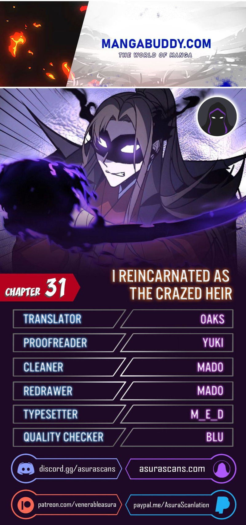 I Reincarnated As The Crazed Heir Chapter 31 page 1