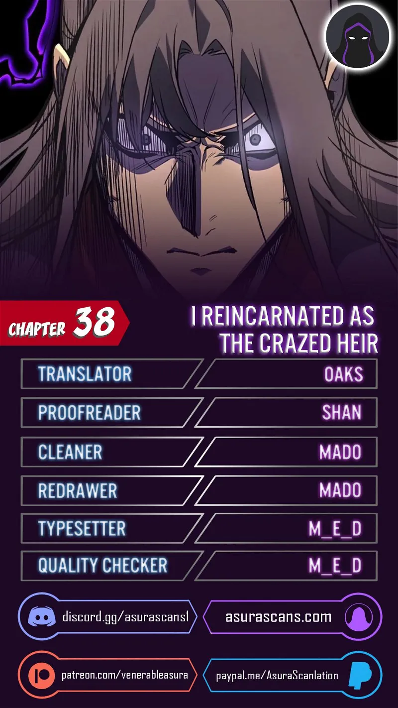 I Reincarnated As The Crazed Heir Chapter 38 page 1