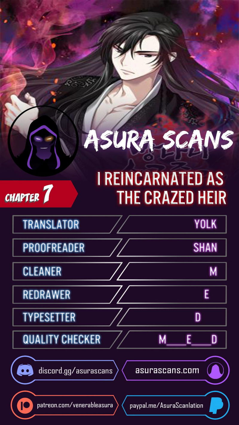 I Reincarnated As The Crazed Heir Chapter 7 page 1